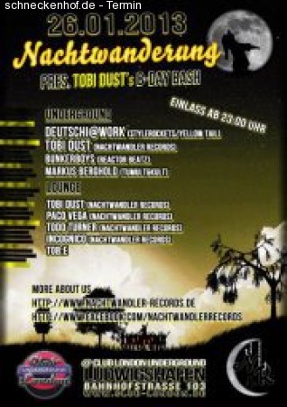 Nachtwanderung Werbeplakat