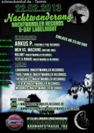 Nachtwanderung Werbeplakat