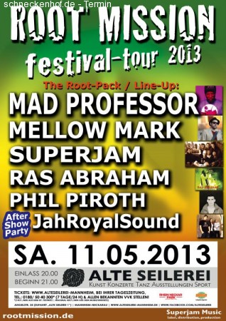 Root Mission Festival Tour '13 Werbeplakat
