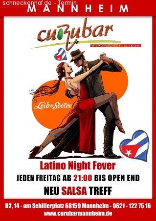 Curubar Salsa Party Werbeplakat