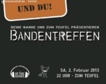 Bandentreffen Werbeplakat