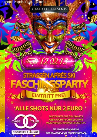 Strassen Apre Ski Party Werbeplakat