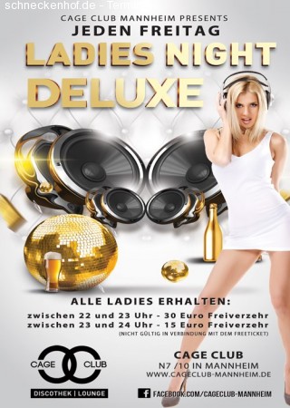 Ladies Night Deluxe Werbeplakat