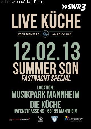 Live Küche - mit Summer Son Werbeplakat
