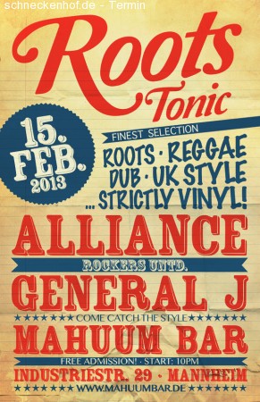 Roots Tonic Werbeplakat