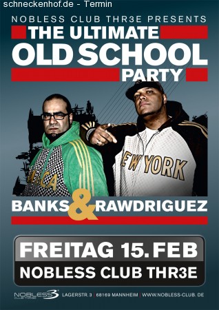 The Ultimate Oldschool Party Werbeplakat