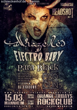 Headshot Festival Vol.1 Werbeplakat