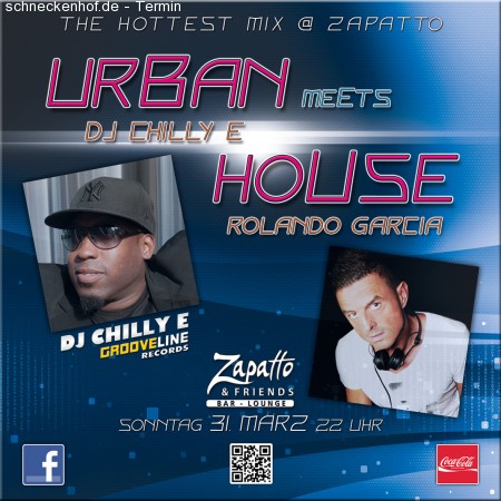 Dj Chilly E- Urban meets House Werbeplakat