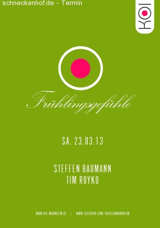 KOI Frühlingsgefühle Werbeplakat