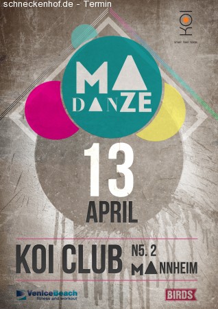 Ma.danze Werbeplakat