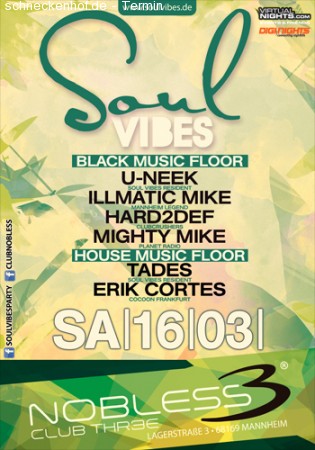 Soul Vibes Werbeplakat
