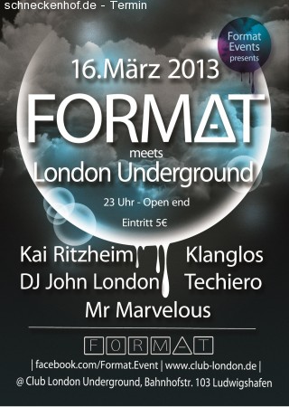 Format Meets Londonunderground Werbeplakat