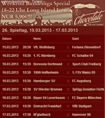 Bundesliga Weekend Special Werbeplakat