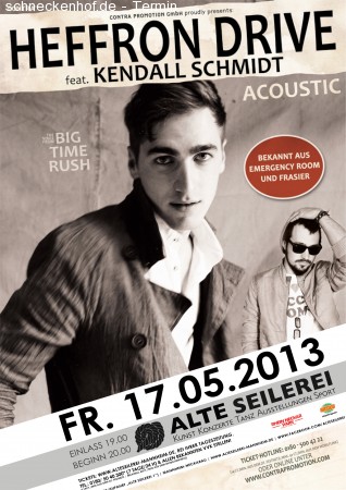Heffron Drive & Kendal Schmidt Werbeplakat