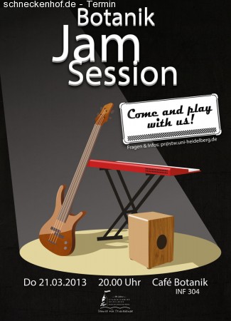Botanik-Jam-Session Werbeplakat