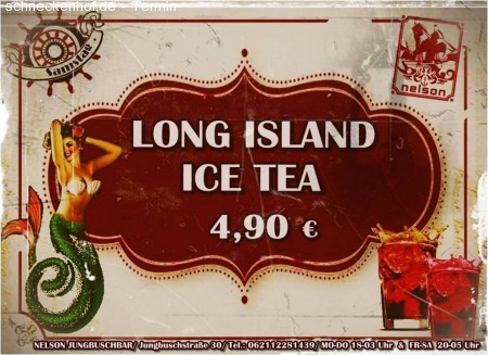 Long Island Ice Tea Special Werbeplakat