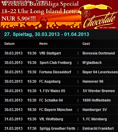 Bundesliga Weekend Special Werbeplakat