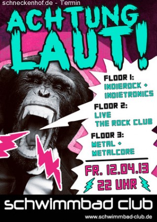 ACHTUNG LAUT! Werbeplakat