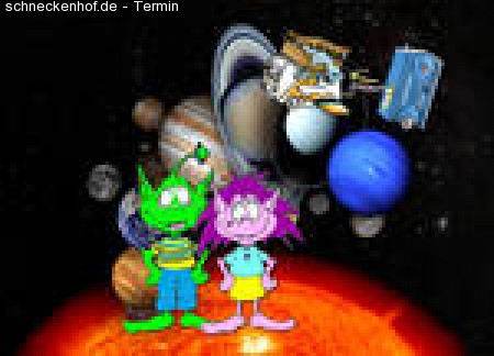 Abenteuer Planeten Werbeplakat