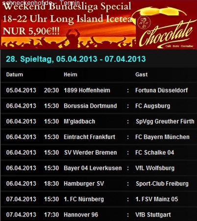 Bundesliga Weekend Special Werbeplakat