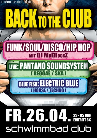 Back to the Club Werbeplakat