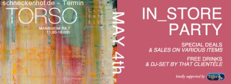 TORSO Store Event Werbeplakat