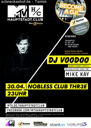 MTV Hauptstadt Club Werbeplakat