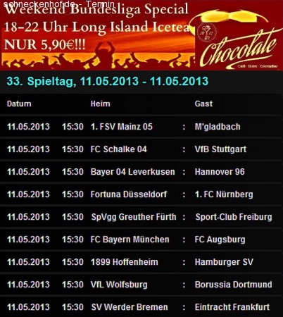 Bundesliga Weekend Special Werbeplakat