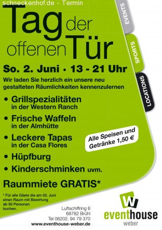 Tag der offenen Tür Werbeplakat