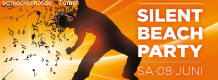 Silent Beach Party Werbeplakat