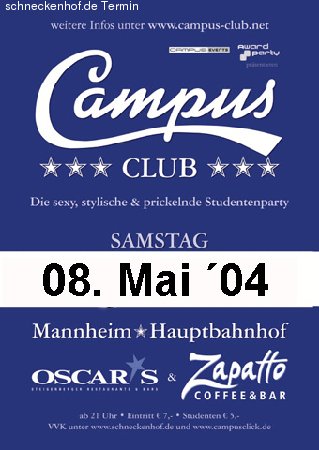 Campus Club IX Werbeplakat