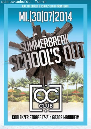 30 Summerbreak – School’s Out Werbeplakat