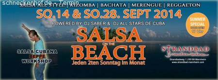 Salsa On The Beach || Summer Edition Werbeplakat