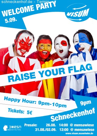 VISUM Welcome Party - Fotobox Werbeplakat