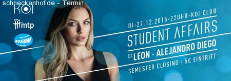 Student Affairs Afterklausuren Special Werbeplakat