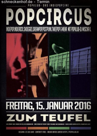 Popcircus Werbeplakat