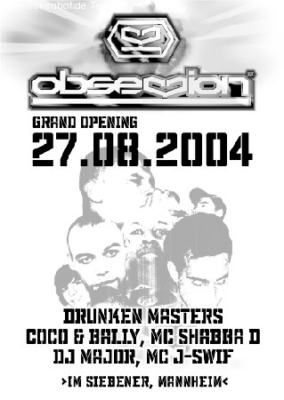 obsession pres. shabba Werbeplakat