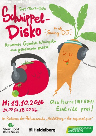 Schnippel-Disko Werbeplakat