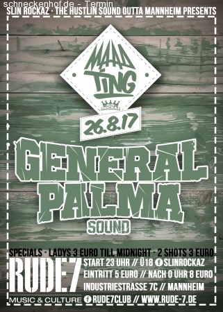 MAAD TING - Dancehall Reggae Urban Beats Werbeplakat