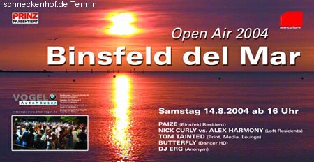 Binsfeld del Mar Werbeplakat