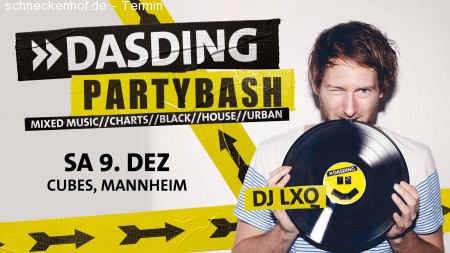 DASDING Partybash Werbeplakat